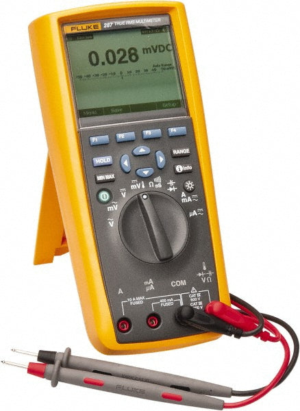 Fluke FLUKE-287 CAT III & CAT IV, Auto Ranging Digital Manual Ranging & True RMS Multimeter: 1,000 VAC/VDC