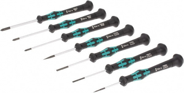 Wera 5345271001 Screwdriver Set: 7 Pc, Phillips & Slotted