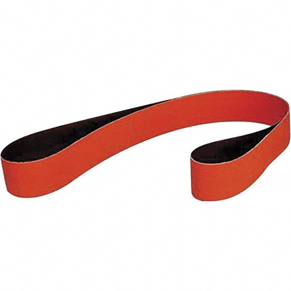 3M 7010359755 Abrasive Belt: 1" Wide, 42" OAL, 40 Grit, Ceramic Aluminum Oxide