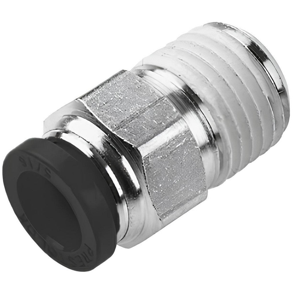 Parker W68PLP-8-8 Push-to-Connect x Male NPTF Connector: 1/2 NPTF, 1/2" Tube OD
