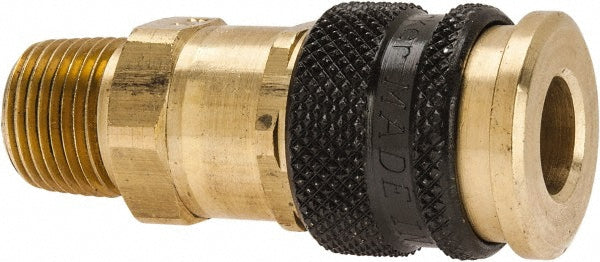 Parker 23KAAN17MPN Pneumatic Hose Coupling: 3/8-18, 1/4" Body Dia, Industrial Interchange