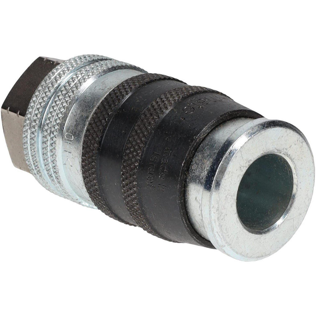 Parker EZ-501-8FP Pneumatic Hose Coupling: 1/2-14, 1/2" Body Dia, Industrial Interchange
