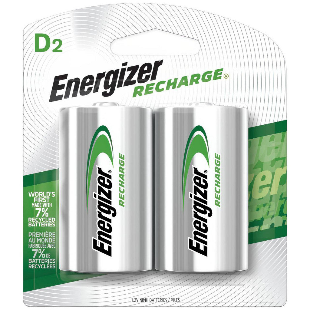 Energizer NH50BP-2 Standard Battery: Size D, NiMH