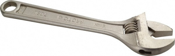 Proto J708LA Adjustable Wrench: 8" OAL, 1-1/8" Jaw Capacity