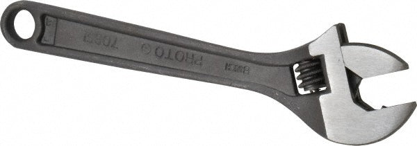 Proto J708SLA Adjustable Wrench: 8" OAL, 1-1/8" Jaw Capacity