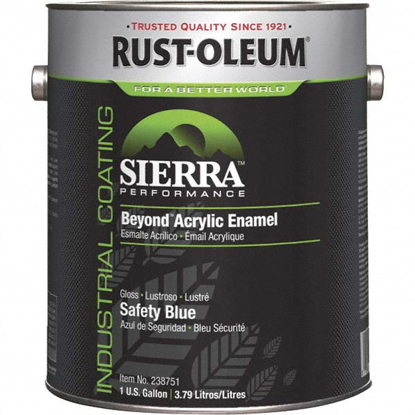Rust-Oleum 238751 Sierra Performance Beyond Acrylic Enamel, Safety Blue, Gloss, 1 Gallon