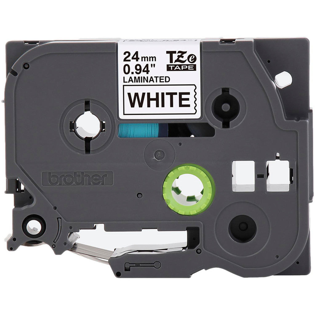 Brother TZE251G Label Maker Label: White, Polyester, 1 per Roll, 1 Roll