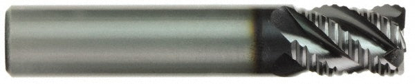 OSG 20150111 Roughing End Mill: 1/4" Dia, 0.0300" Corner Radius, Single End, Solid Carbide