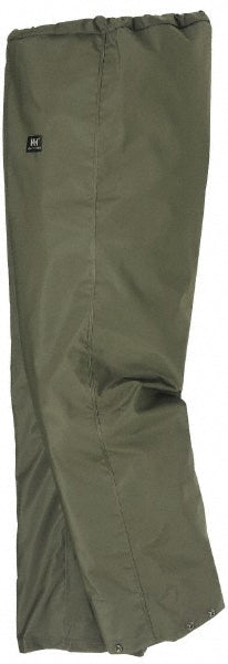 Helly Hansen 70429_480-L Rain Pants: Size Large, ANSI/ISEA 107-2015 Class E, Green, Polyester & PVC