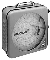 Dickson C415 -22 to 122°F, 24 Hour Recording Time Chart