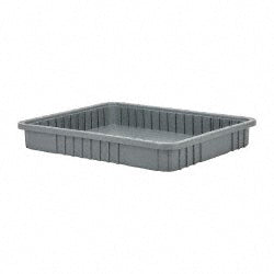 Quantum Storage DG93030GY Polypropylene Dividable Storage Tote: 100 lb Capacity