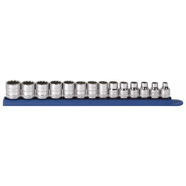 GEARWRENCH 80560 Socket Set: Standard, 14 Pc, 3/8" Drive, 6.00 to 19.00 mm