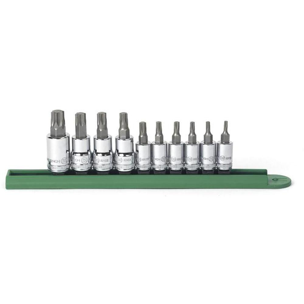 GEARWRENCH 80722 Torx Bit Socket Set: 10 Pc