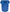 Rubbermaid FG264360BLUE BRUTE 44 Gal Outdoor Vented Trash Container, Blue