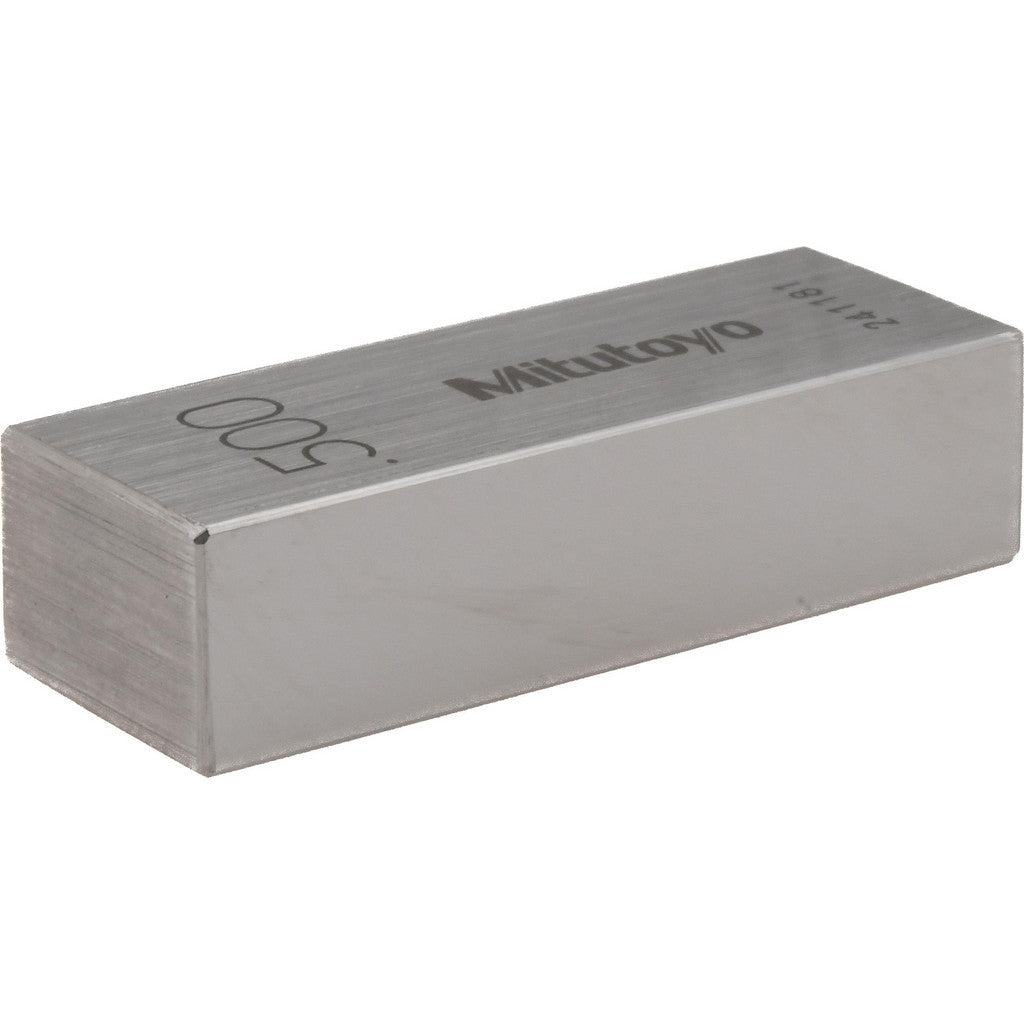 Mitutoyo 611195-531 Rectangle Steel Gage Block: 0.5", Grade 0