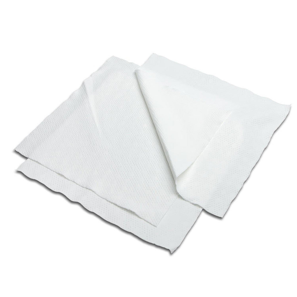 Berkshire MSSS.1212.12 MicroSeal SuperSorb Wipes, Flat Sheet, Sealed Edge, 12" x 12", White