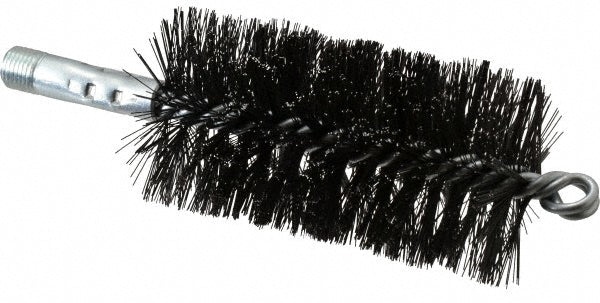 Schaefer Brush 43322 Double Stem/Spiral Tube Brush: 2-1/4" Dia, 7-1/2" OAL