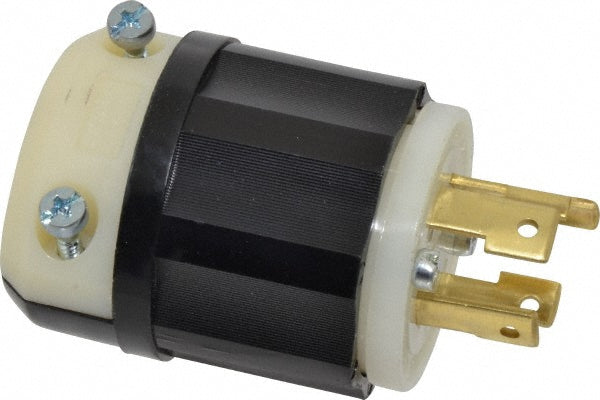 Leviton 2731 Locking Inlet: Plug, Industrial, L16-30P, 480V, Black & White