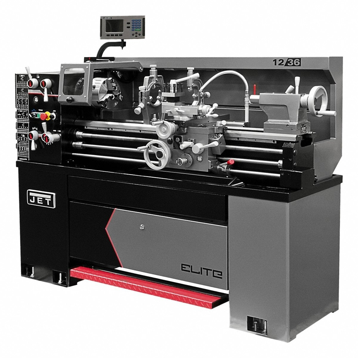 Jet Elite Engine Lathe, 2 HP, 3-Phase, 36 in Between Centers (892306)