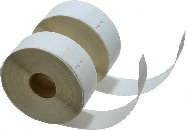 Dymo 30252 Label Maker Label: White, 3-1/2" OAL, 1-1/8" OAW, 700 per Roll, 2 Roll
