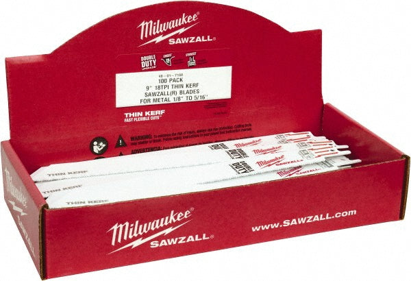 Milwaukee Tool 48-01-7188 Reciprocating Saw Blade: Bi-Metal (Pack of 100)