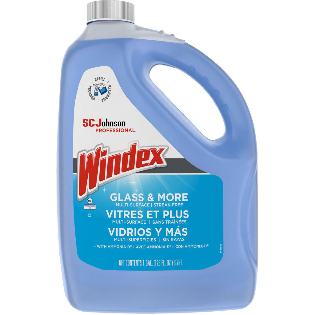 Windex Glass & More Multi-Surface, Streak-Free Cleaner Gallon Refill - 696503