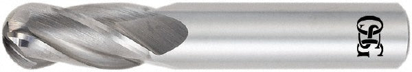 OSG 404-0787-BN11 Ball End Mill: 2.00 mm Dia, 7.00 mm LOC, 4 Flute, Solid Carbide