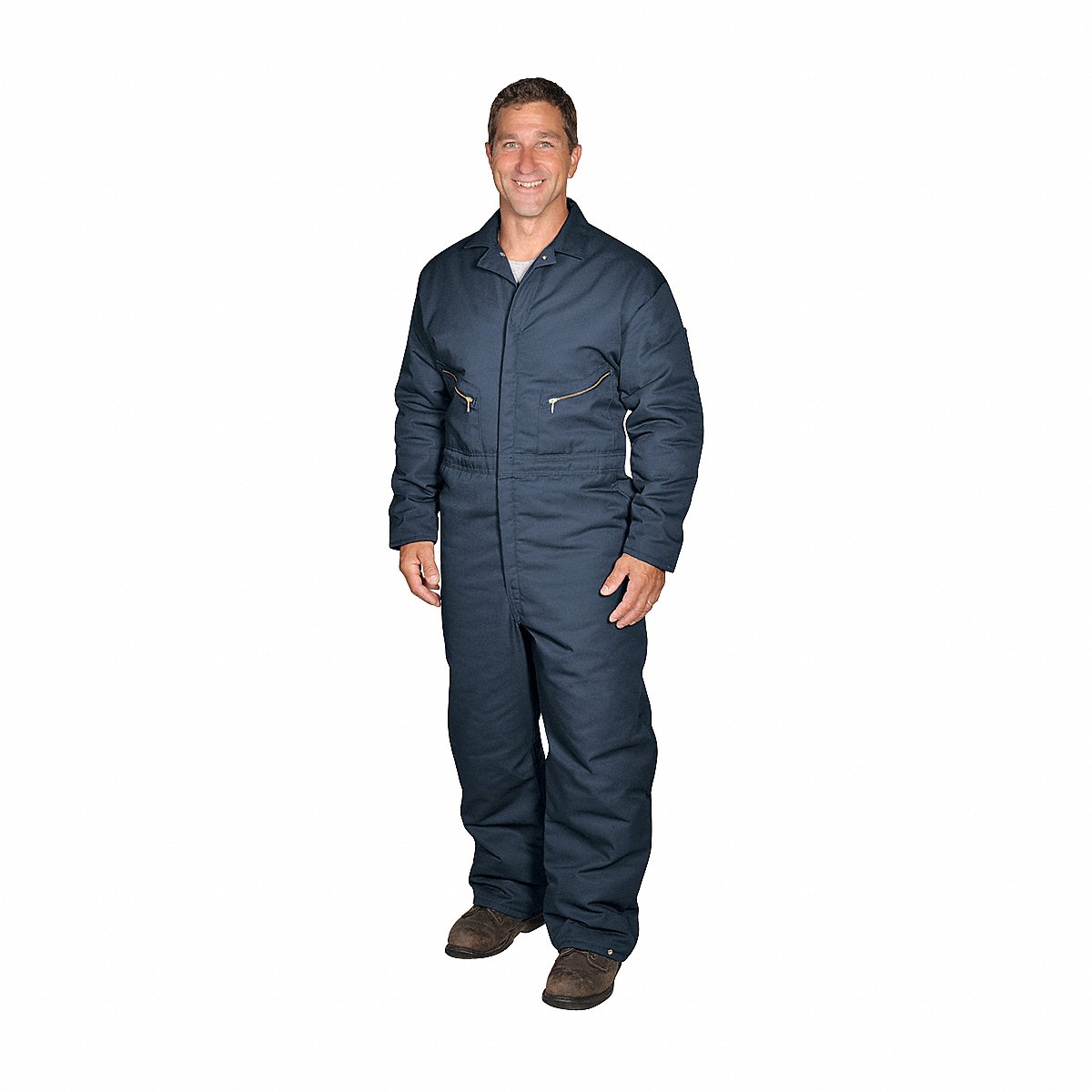 Vf Imagewear Coverall, Chest 50 To 52In., Navy, 52In (CT30NV RG XXL)