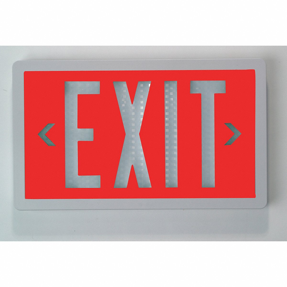 Isolite Self-Luminous Exit Sign, Plastic, Tritium, SLX-60 (SLX60-S-R-20-WH-U)