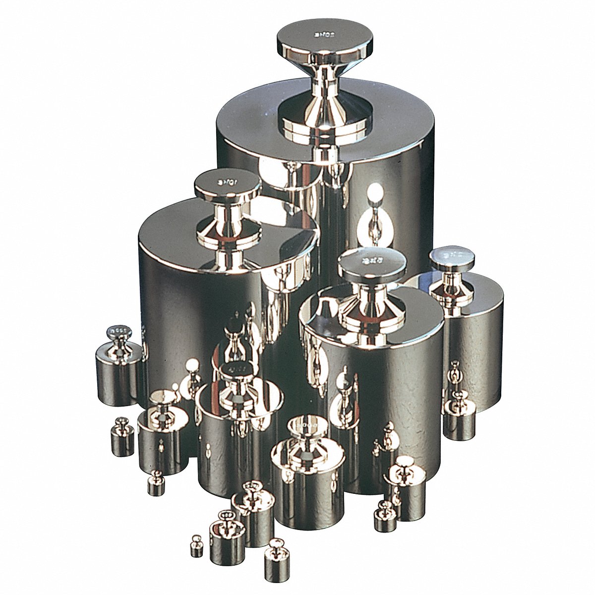 Troemner Weight Cylinder, 1 g, Alloy 8 Stainless Steel, Class 4 (7025-4T)