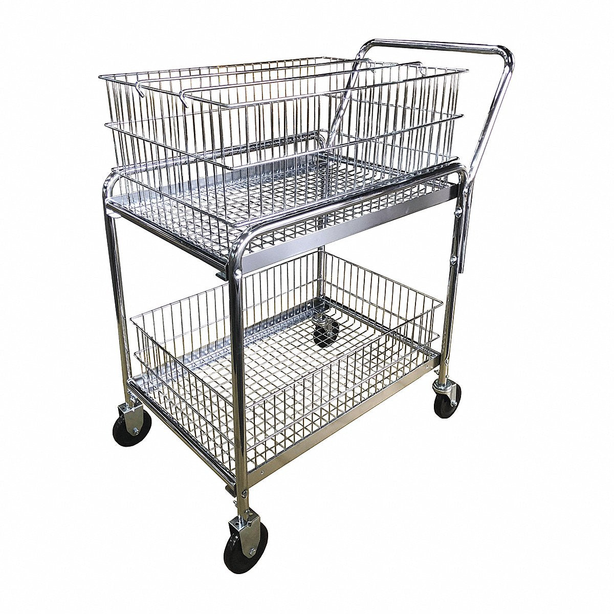 Grainger Global Sourcing - Mh Mail Cart, 33" L, 20" W, 37-1/2" H, 33" (8UYJ9)