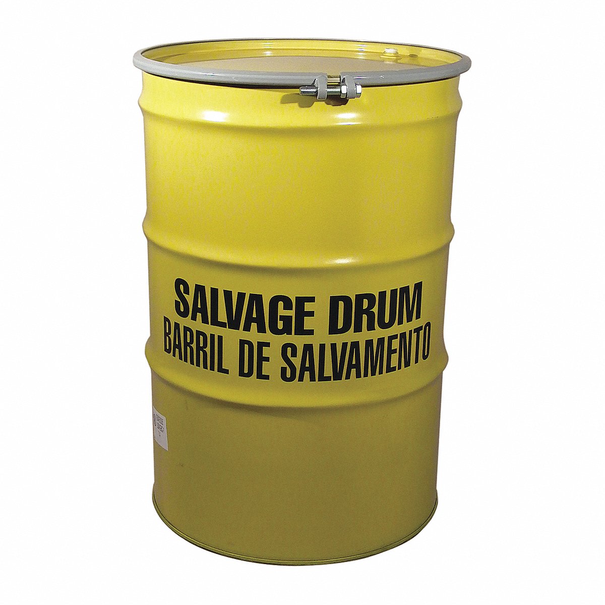Barrel Accessory & Supply Co Inc. Salvage Drum, Black And Yellow, 18Ga, 1.2Mm (2616P)