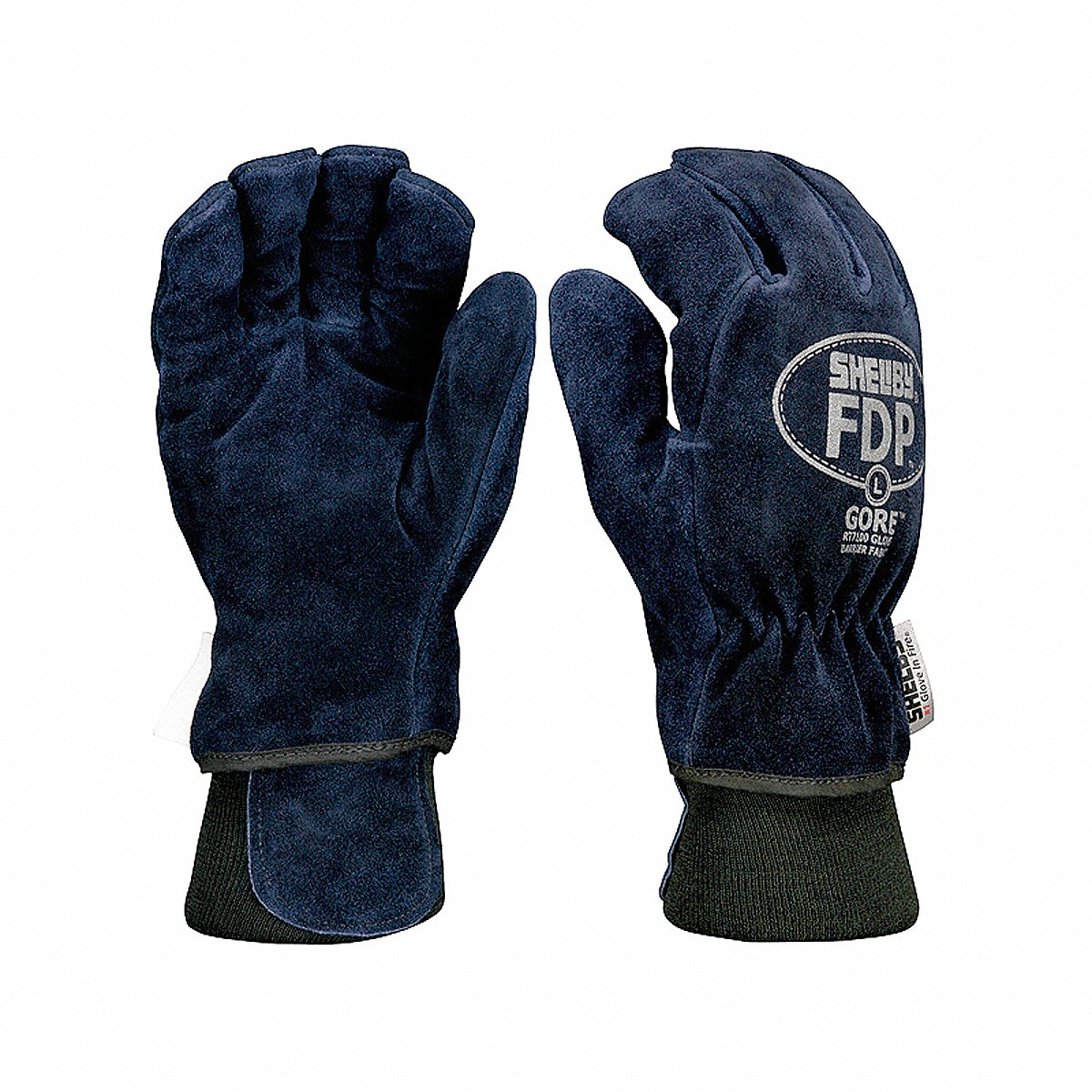 Shelby Firefighters Gloves, Xl, Cowhide Lthr, Pr (5227 XL)