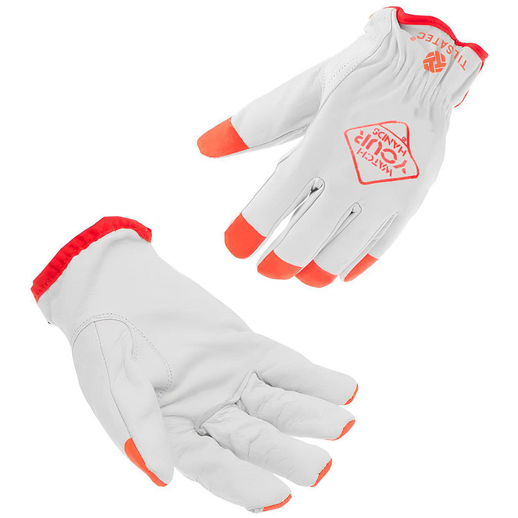 Tilsatec TTP230WYH090 Cut, Puncture & Abrasion-Resistant Gloves: Tilsatec TTP230WYH, Size Large, ANSI Cut A6, ANSI Puncture 4, Leather & Aramid Lined, Leather & Aramid