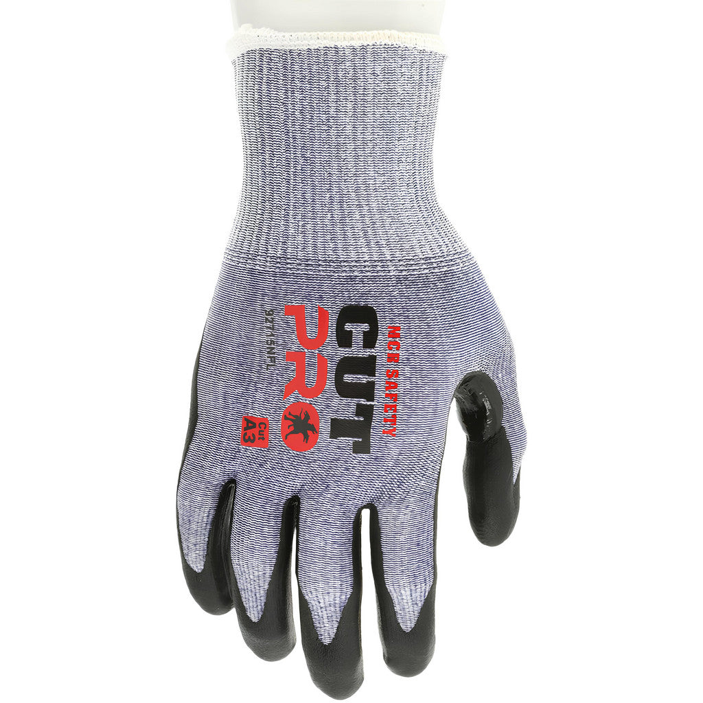 MCR Safety 92715NFXS Cut, Puncture & Abrasion-Resistant Gloves: MCR Safety 92715NF, Cut A3, Puncture 4, Abrasion 4, 15 ga, Size X-Small