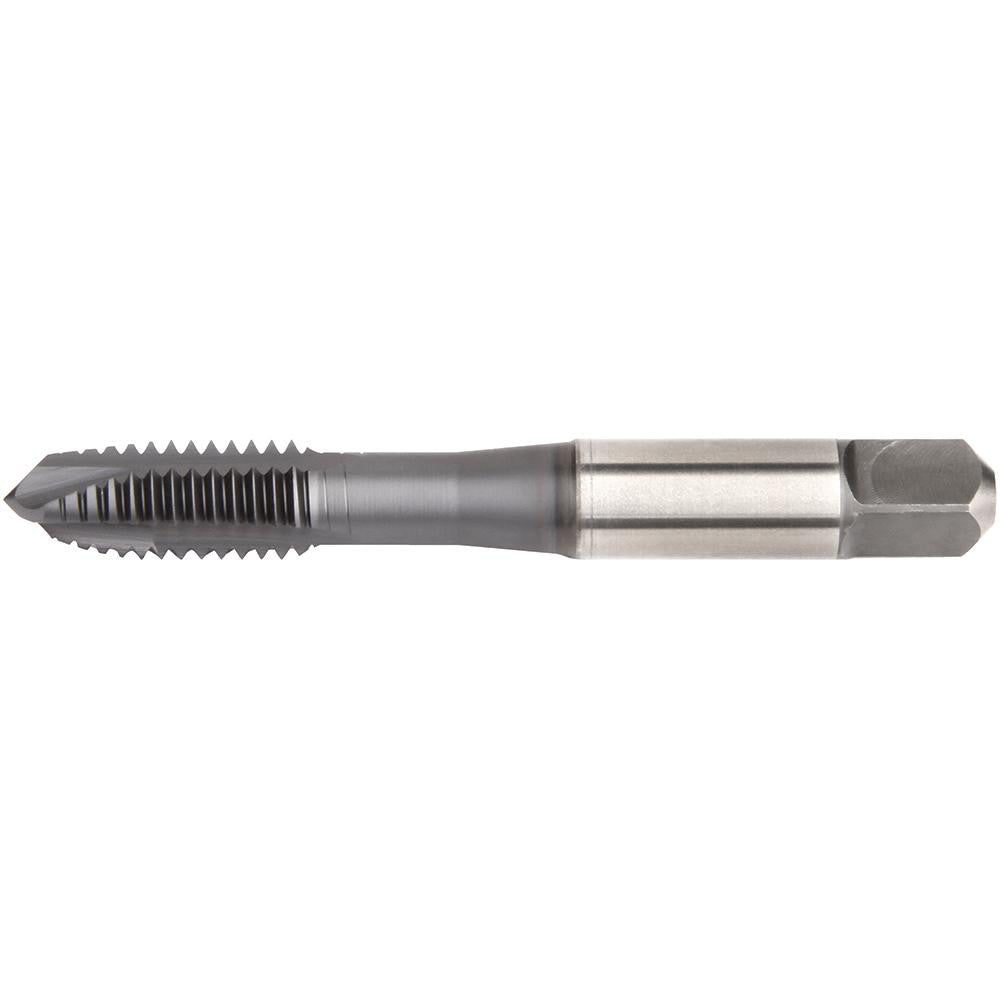 Widia 5365807 Spiral Point Tap: 1/4-20 UNC, 3 Flutes, Plug Chamfer, H3 Class of Fit, High-Speed Steel-E, TiCN Coated