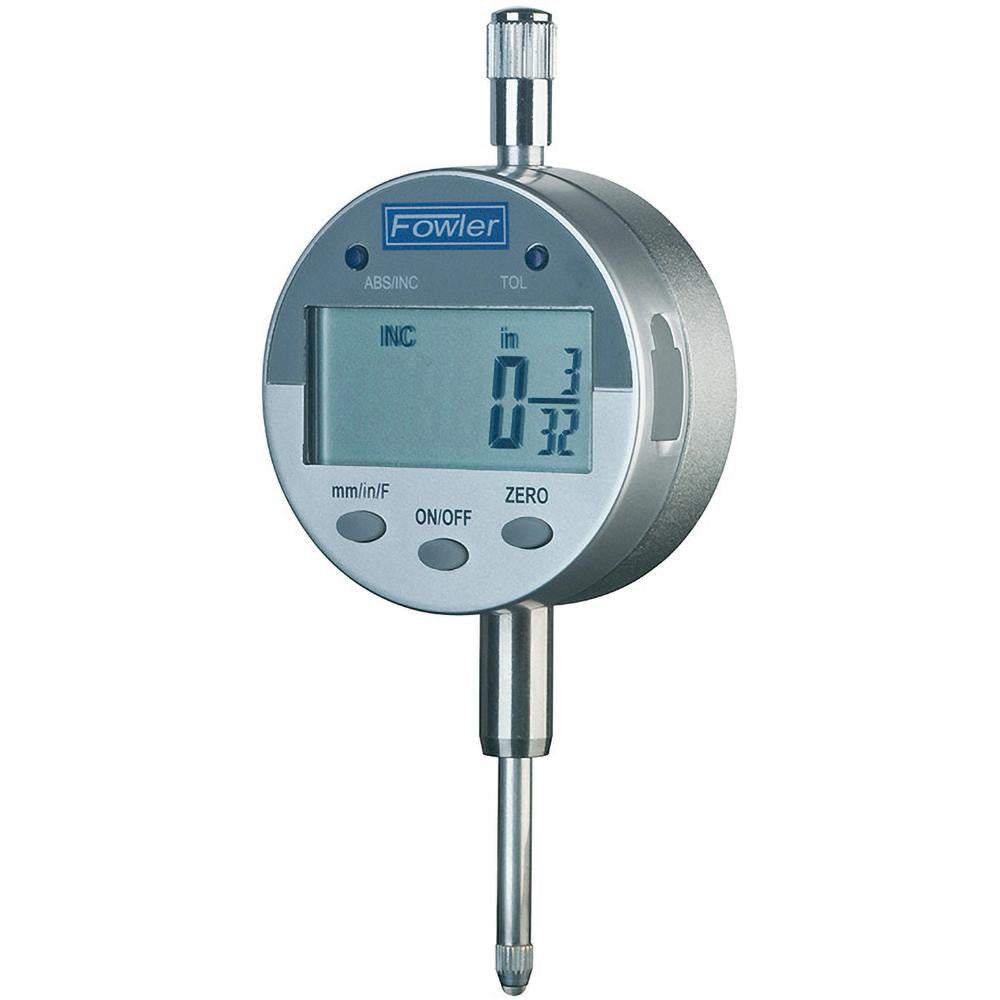 Fowler 54-520-260-0 Electronic Drop Indicator: 1" Max, 0.001000" Accuracy, Lug Back