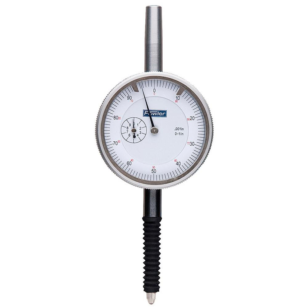 Fowler 52-520-450-0 Dial Drop Indicator: 1.0000" Max Measurement, 0-100 Dial Reading, 0.001000" Accuracy