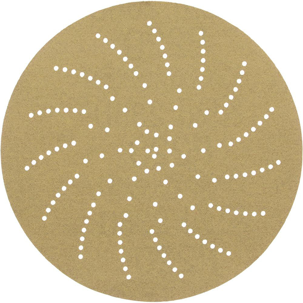 3M 7010029933 Hook & Loop Disc: 5" Dia, 320 Grit, Coated, Aluminum Oxide (Pack of 50)