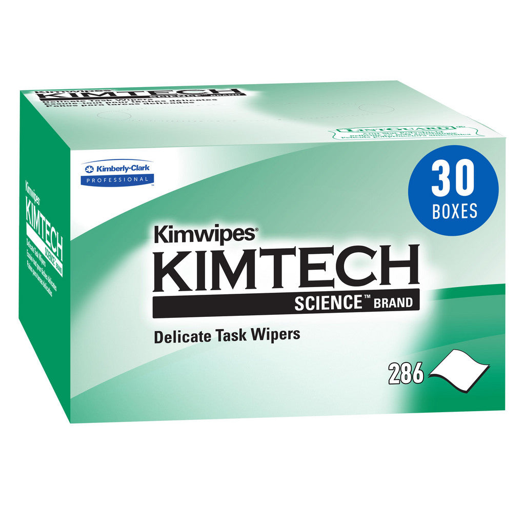 Kimtech Science Kimwipes Delicate Task Wipes (34120), Pop-Up Box, White