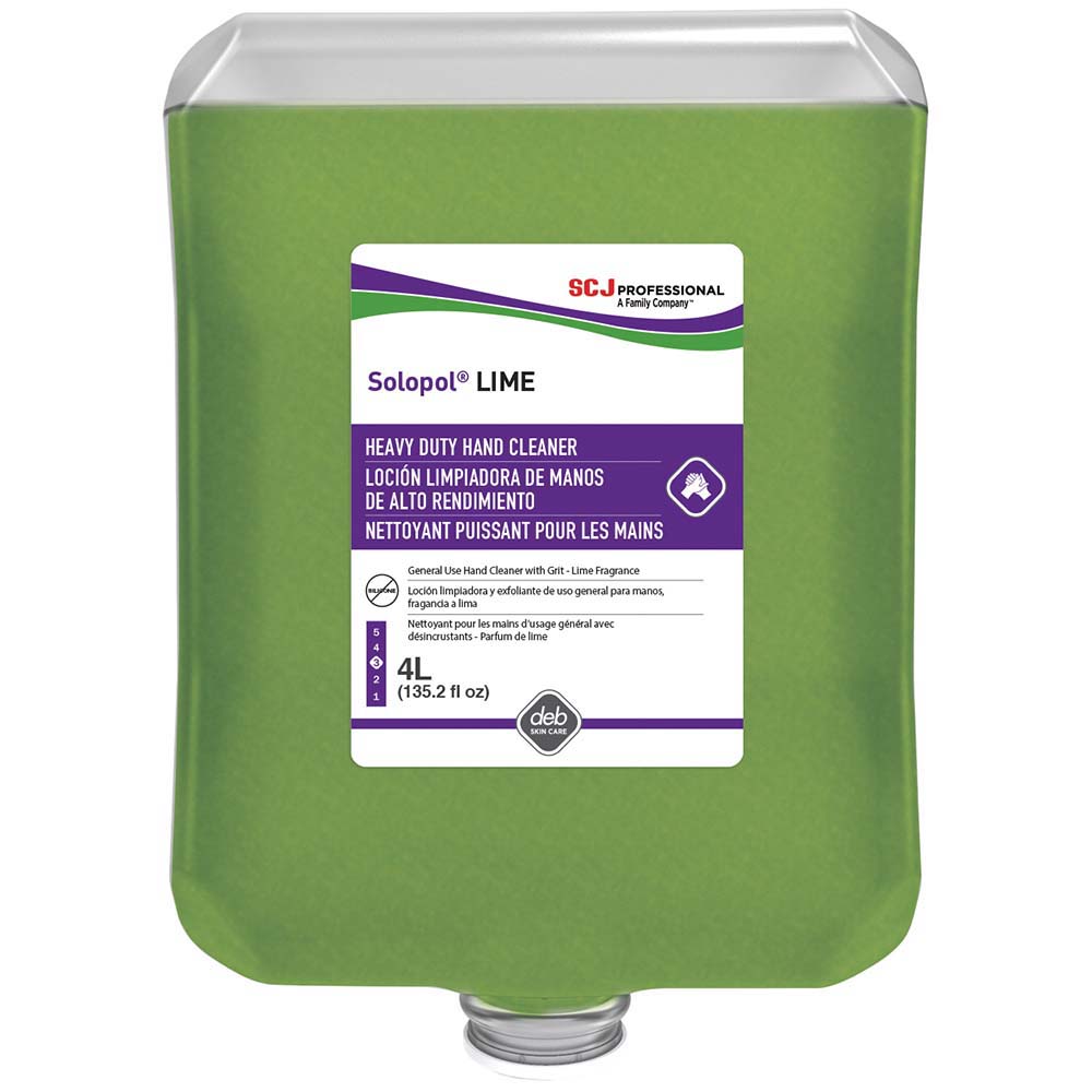 SC Johnson Professional LIM4LTR Solopol Lime 4L Cartridge, 4/case
