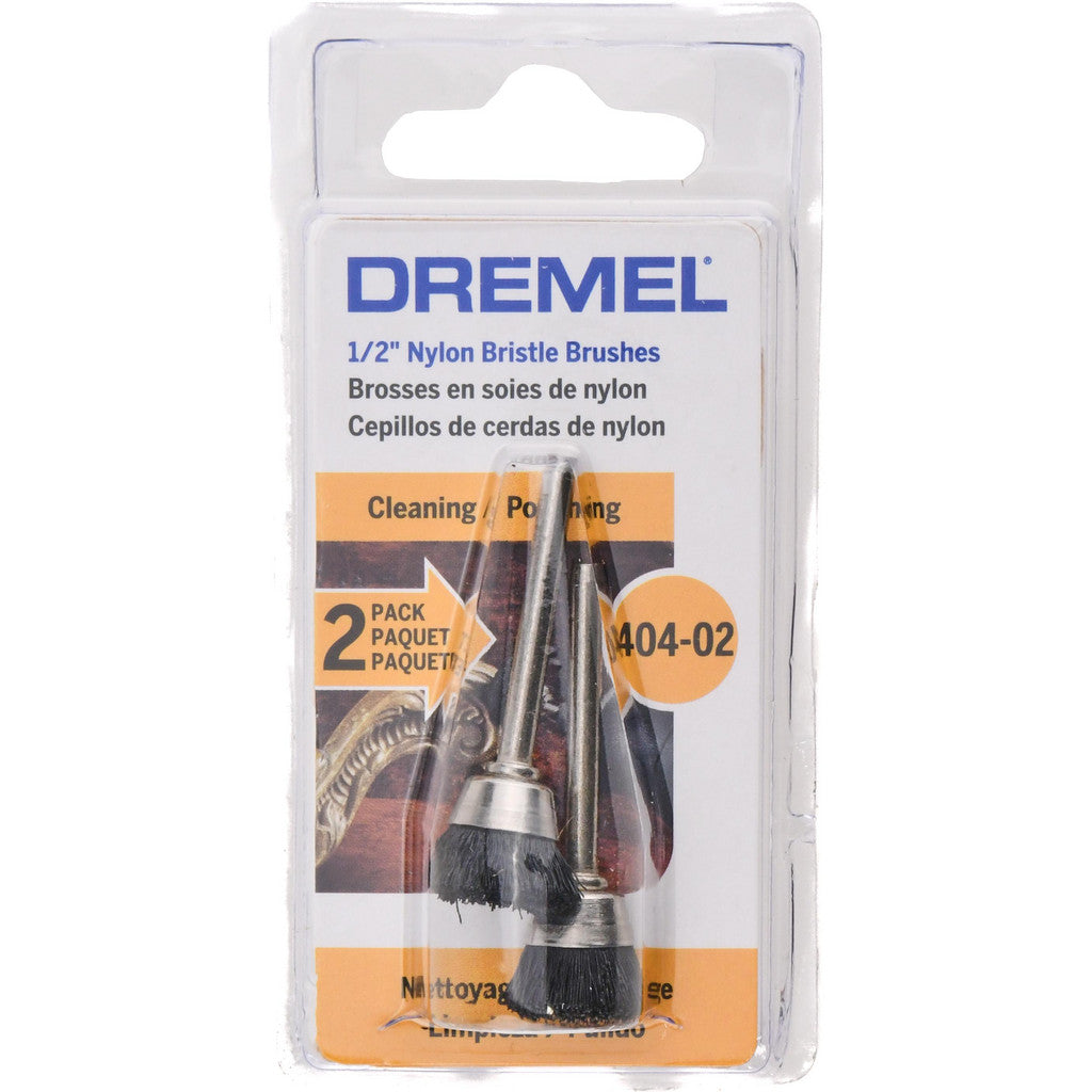 Dremel 404-02 Cup Brush: 1/2" Dia, Nylon, Crimped (Pack of 2)