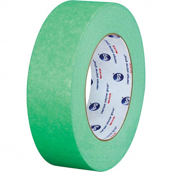 Intertape 91401 Masking Paper Tape: 24.00 mm Wide, 54.8 m Long, 5.9 mil Thick, Green