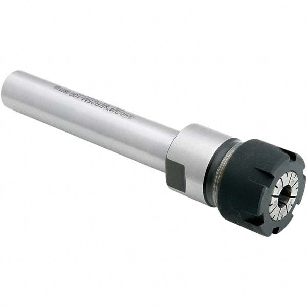 Techniks 4898 Collet Chuck: 3/32 to 3/4" Capacity, ER25 Collet, 3/4" Shank Dia, Straight Shank