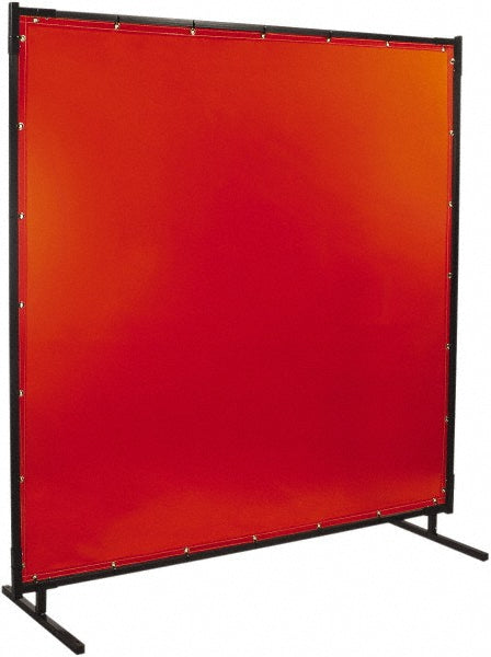 Steiner 538HD-6X6 6 Ft. Wide x 6 Ft. High x 1 Inch Thick, 14 mil Thick Transparent Vinyl Portable Welding Screen Kit