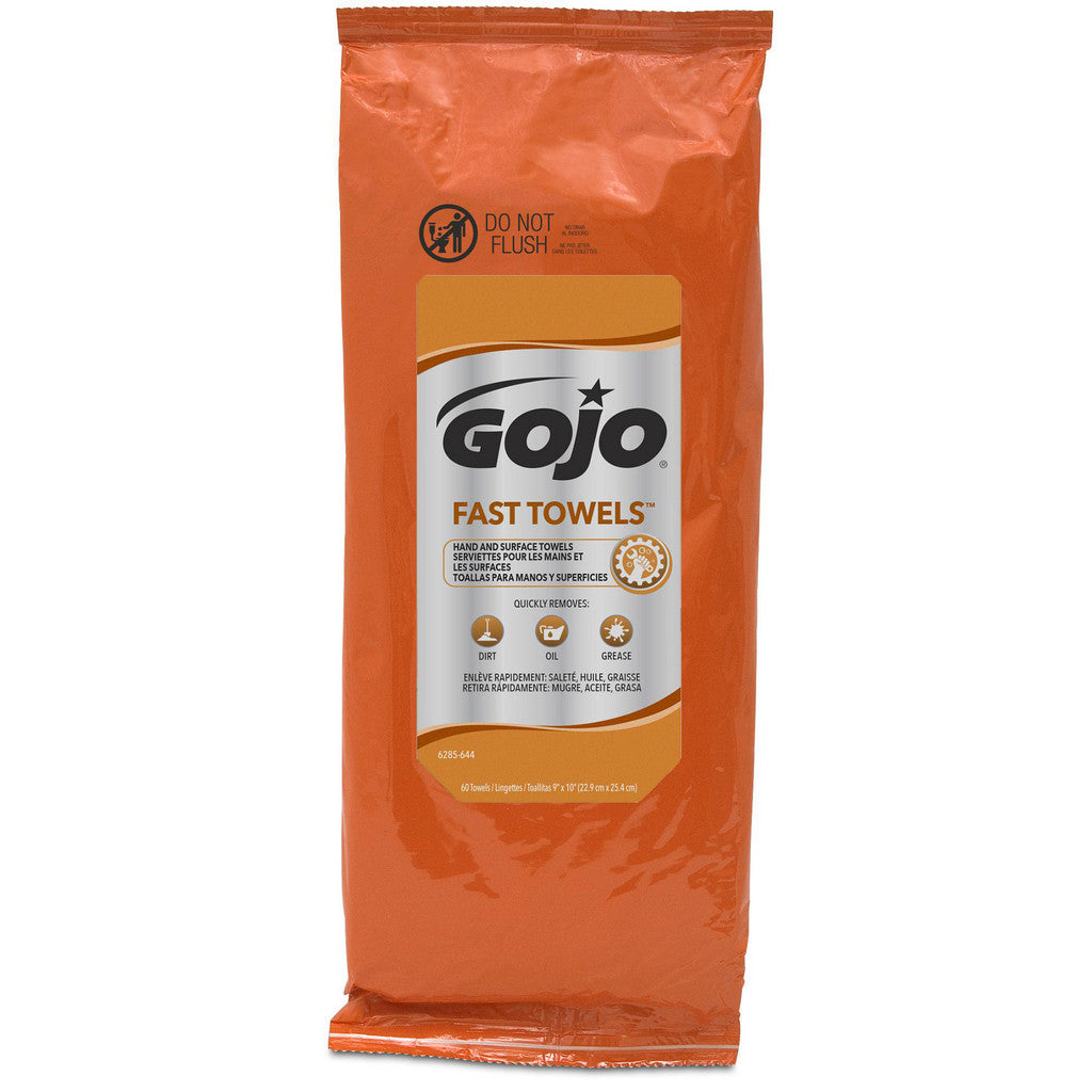 GOJO Fast Towels, 60 Count Toolbox Pack - 6285-06