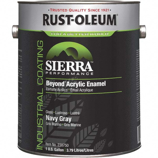 Rust-Oleum 238750 Sierra Performance Beyond Acrylic Enamel, Navy Gray, Gloss, 1 Gallon