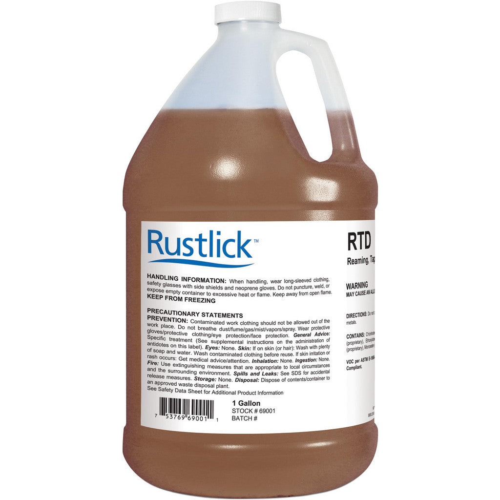 Rustlick 69001 Cutting & Tapping Fluid: Rustlick Rustlick, Water-Based, 1 gal Bottle