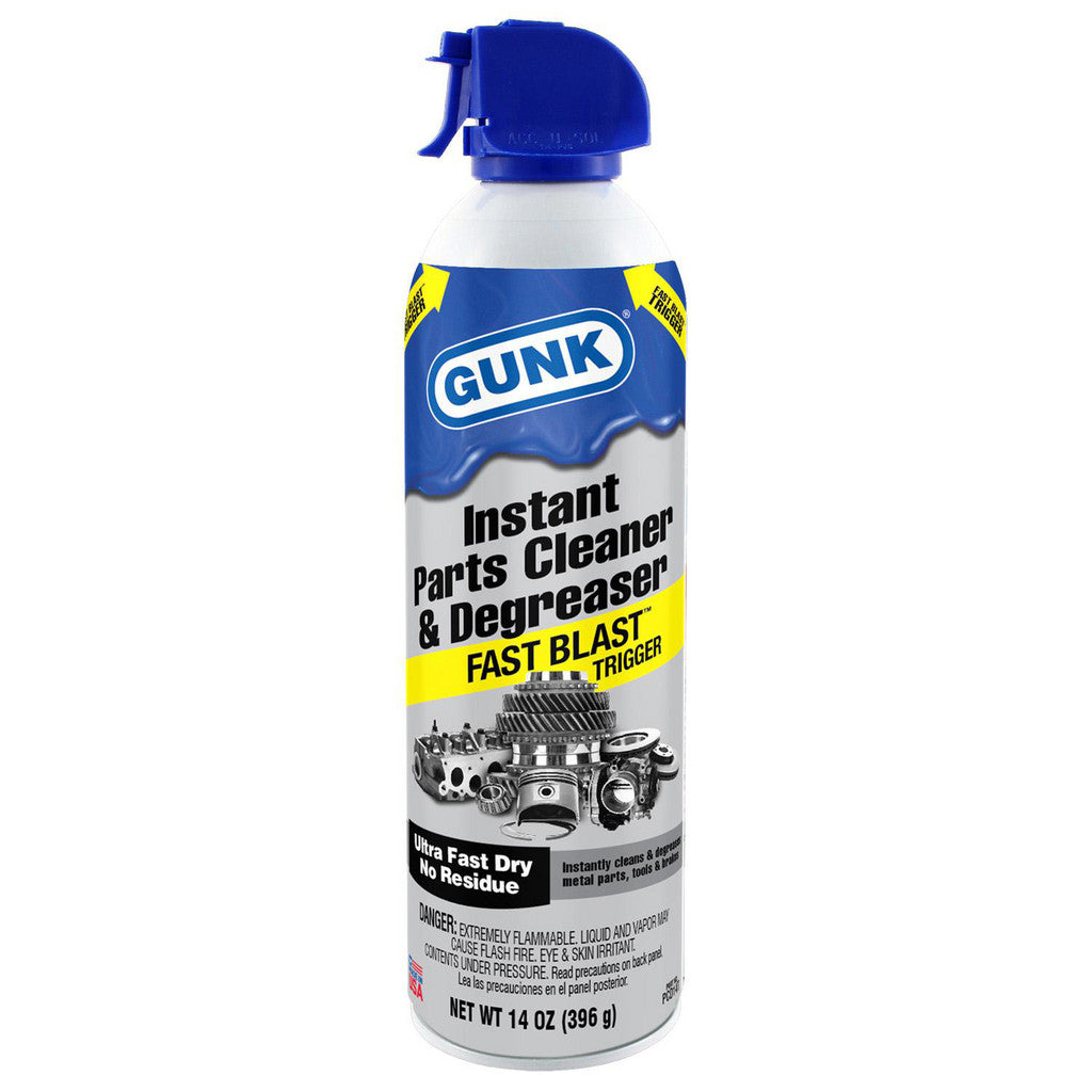 Gunk PCD14T Parts Cleaner & Degreaser: 14oz, Aerosol Can