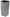 Rubbermaid FG356988GRAY Untouchable Square Trash Can, Gray